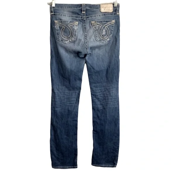 Big Star Maddie Straight Leg Distressed Denim Jeans - Picture 2 of 5